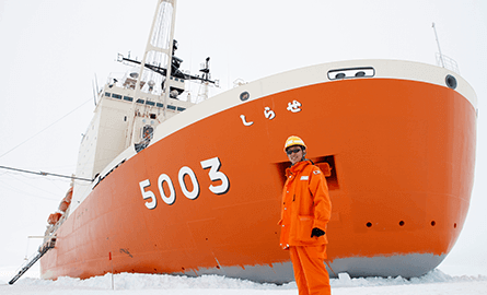 南極観測船「しらせ」に医務長として乗艦